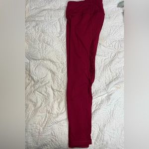 Victoria Secret Sport Burgundy Athletic Leggings